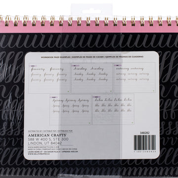 American Crafts Kelly Creates Small Brush Workbook 11.6"X10" 138/Pkg - Connections/Calendar