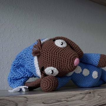 Amigurumi Häkelanleitung Schlafhase Sammy