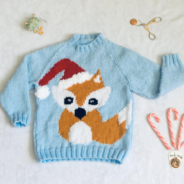 Christmas Fox Sweater