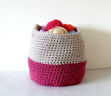 PDF19 Crochet Storage Basket