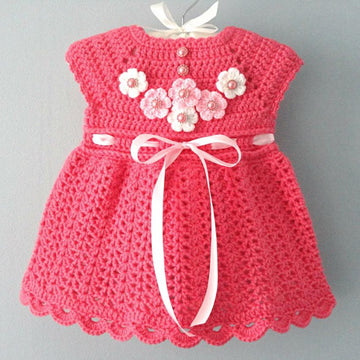 Crochet PATTERN Baby Dress Infant Dress