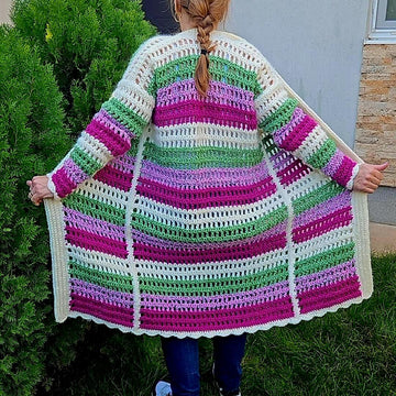 Crochet Multicolor cardigan