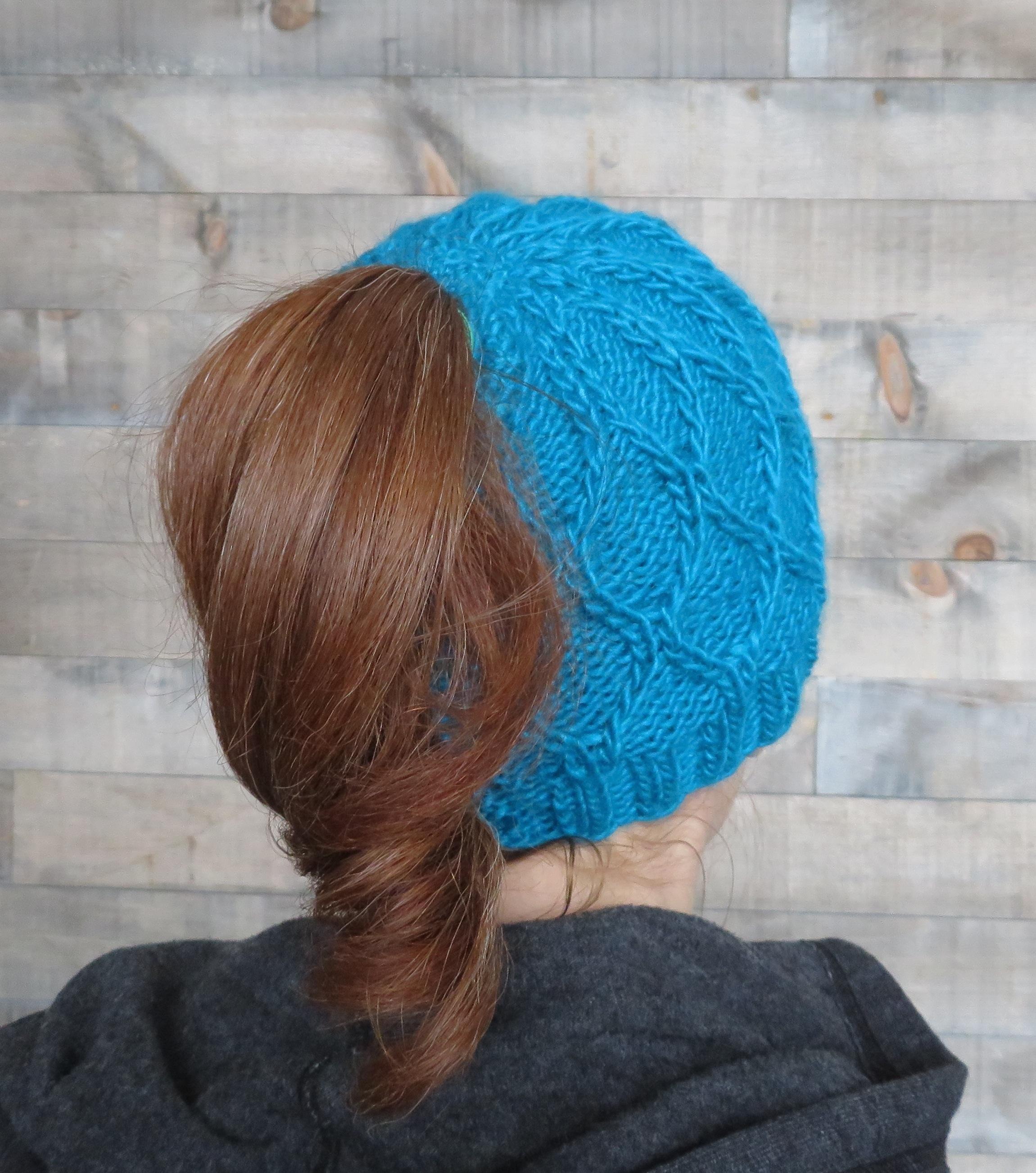 Trellis Ponytail / Messy Bun Hat