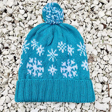 Floating Snowflake Hat