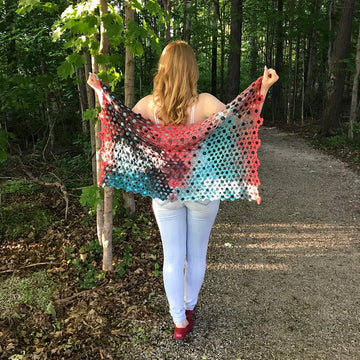 Sunset Sky Shawl