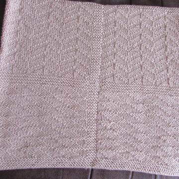 Reversible Sampler Baby Blanket
