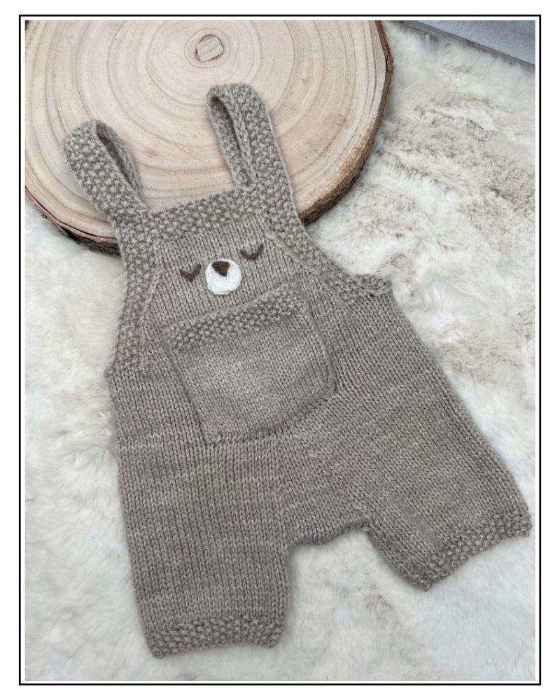 Baby Bear Romper and Hat Set