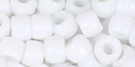 Cousin Fun Pack Acrylic Pony Beads 250/Pkg - White