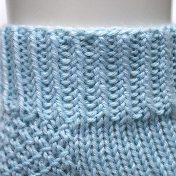Blue Raspberry Socks - Cuff Down (DK)