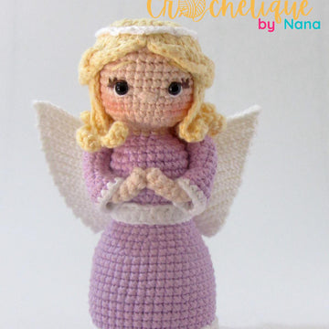 Girl Christmas Guardian Angel-Ángel de la Guardia