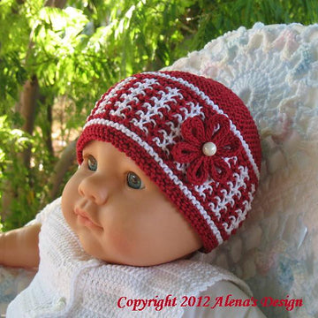 Red & White Hat and Blue & White Hat