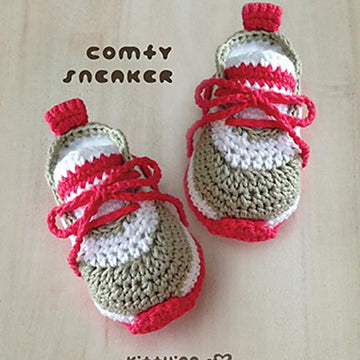Crochet Baby Pattern Comfy Baby Sneakers Crochet Baby Shoes Crochet Booties Crochet Pattern Newborn Sneakers Newborn Shoes CS01-P-PAT