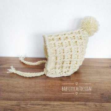 Waffle Pixie Bonnet