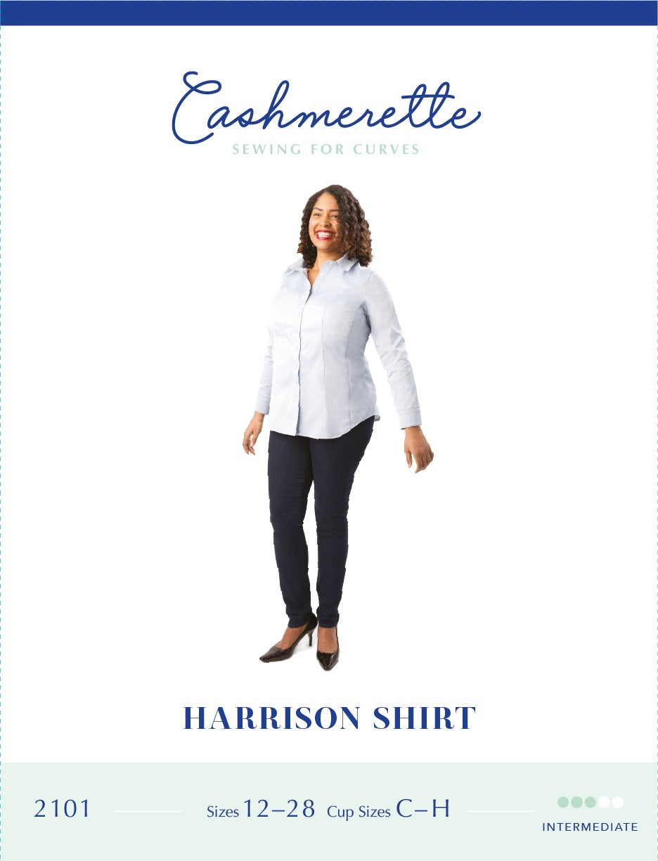 Cashmerette Harrison Shirt 2101 - Paper Pattern, Size 12 - 28