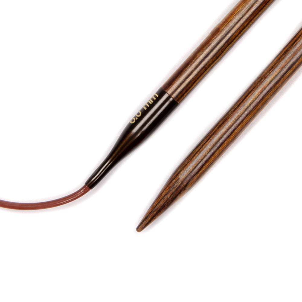 KnitPro Ginger Fixed Circular Needles 120cm (47in) (1 Pair)