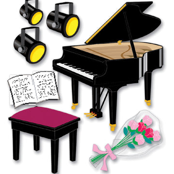 Jolee's Boutique Dimensional Stickers - Piano Recital