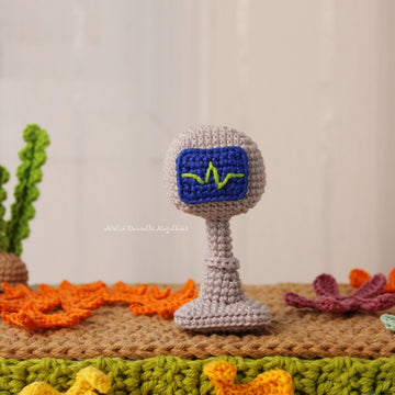 Mini Plankton, Karen & Tiny Chum Bucket – Chibi Amigurumi Crochet Pattern Set (PDF)