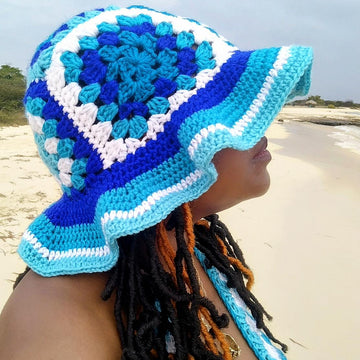 Meet Me In Aruba Granny Square SunHat