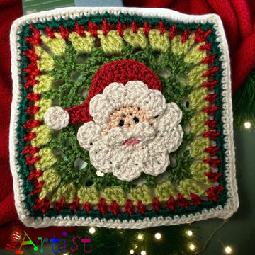Santa Granny Square Crochet pattern