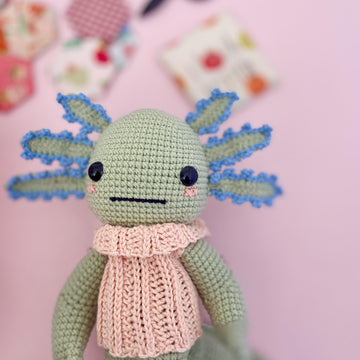 Axolotl in a vest
