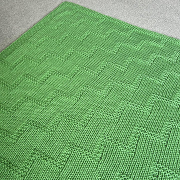 Aran Zig Zag Blanket