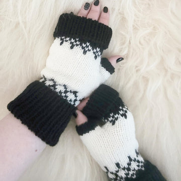 Grisaille Fingerless Gloves