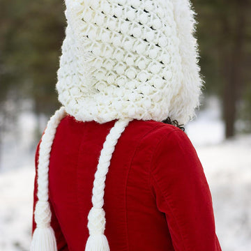 Snowberries Oversized Winter Hood