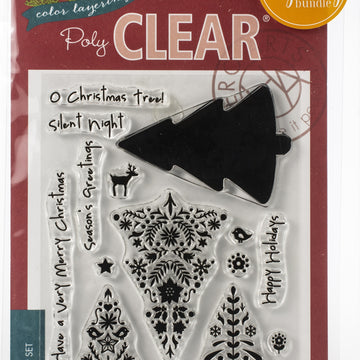 Hero Arts Clear Stamp & Die Combo - Nordic Tree