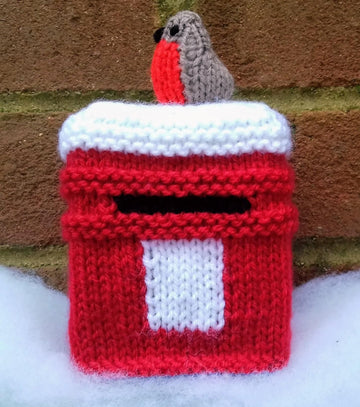 Winter Post Box & Robin - Chocolate Orange Cover