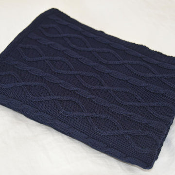 4 Ply Cable Trellis Blanket