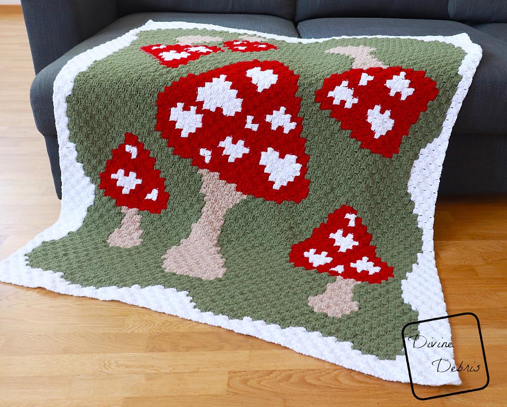 Mushroom Love Blanket