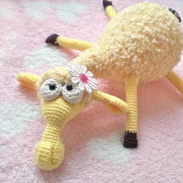 Dolly the sheep Amigurumi fluffy toy