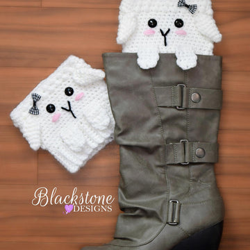 Peeping Sheep Boot Cuffs