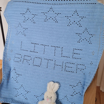 Little Brother Filet Blanket