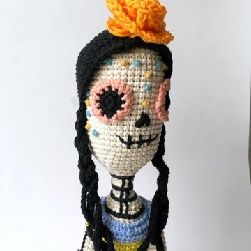 Catrina, Día de muertos doll and Diega the witch -Crochet pattern/amigurumi