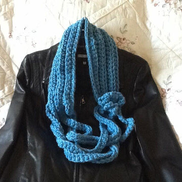 Blue Lagoon Chunky Scarf