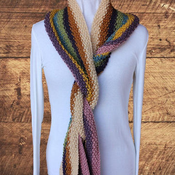Long Striped Scarf