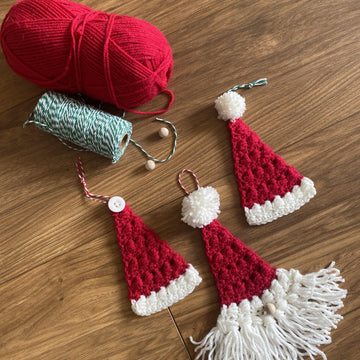 Crochet Santa Gonk Decoration