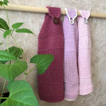 Knitted Hanging Kitchen Towel