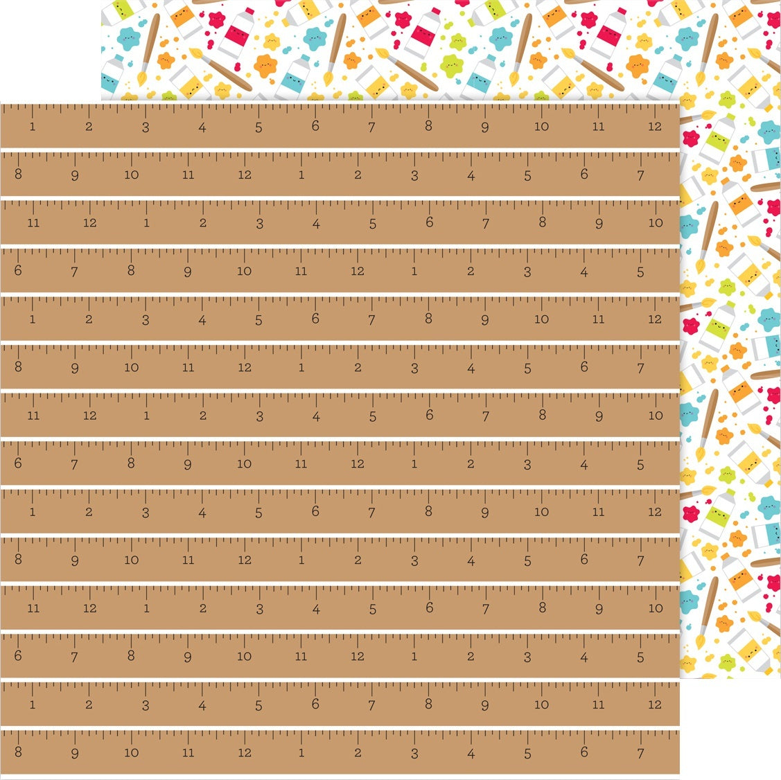 Doodlebug School Days Double-Sided Cardstock 12"X12" 25/Pkg - Good Measure