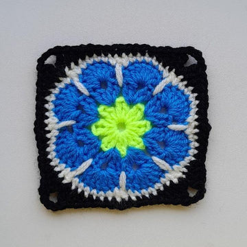 African Floral Granny Squares