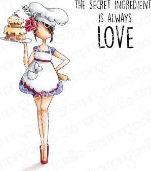Stamping Bella Cling Stamps - Curvy Girl Baker