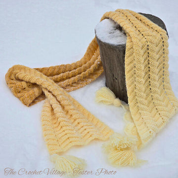 Sweatheart Chevron Scarf