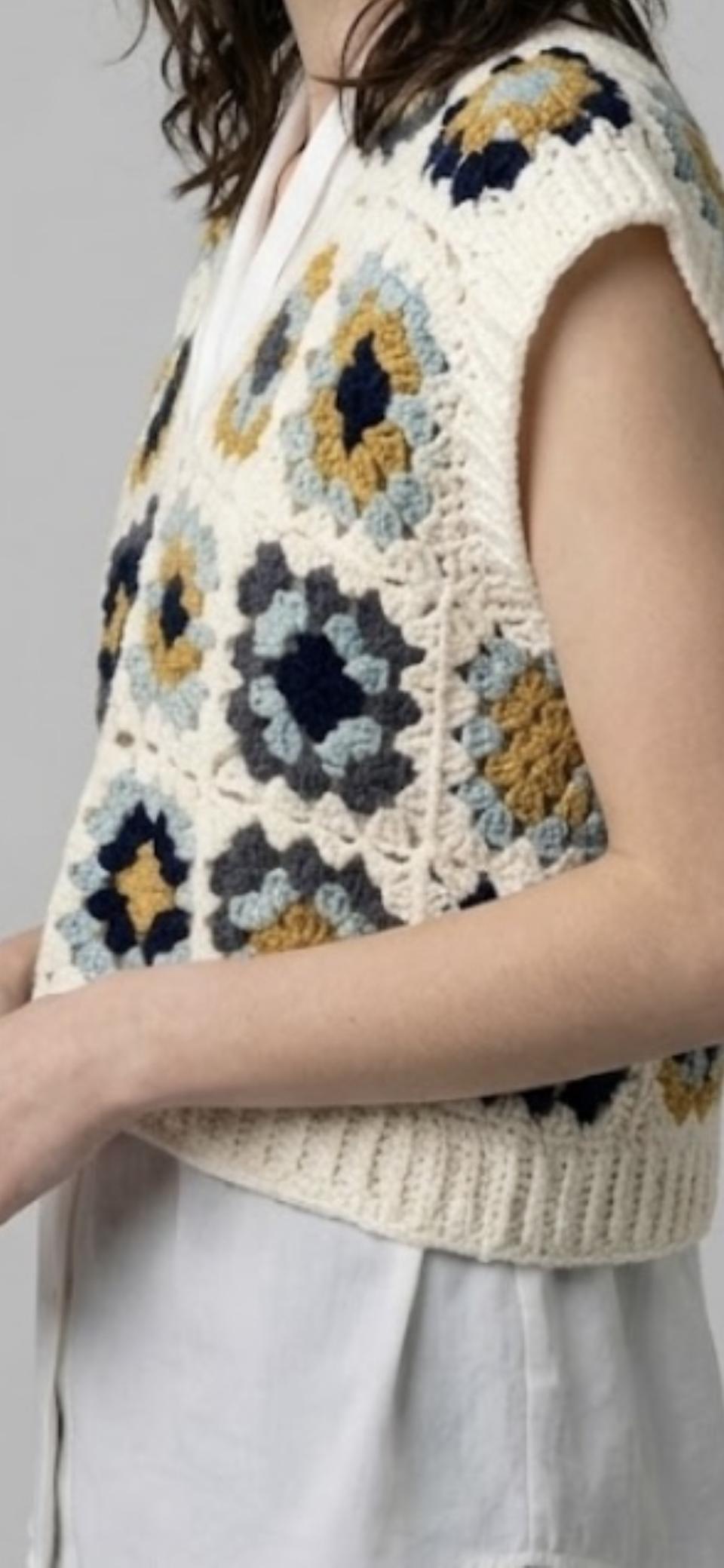 V Neck Crochet Tank Top