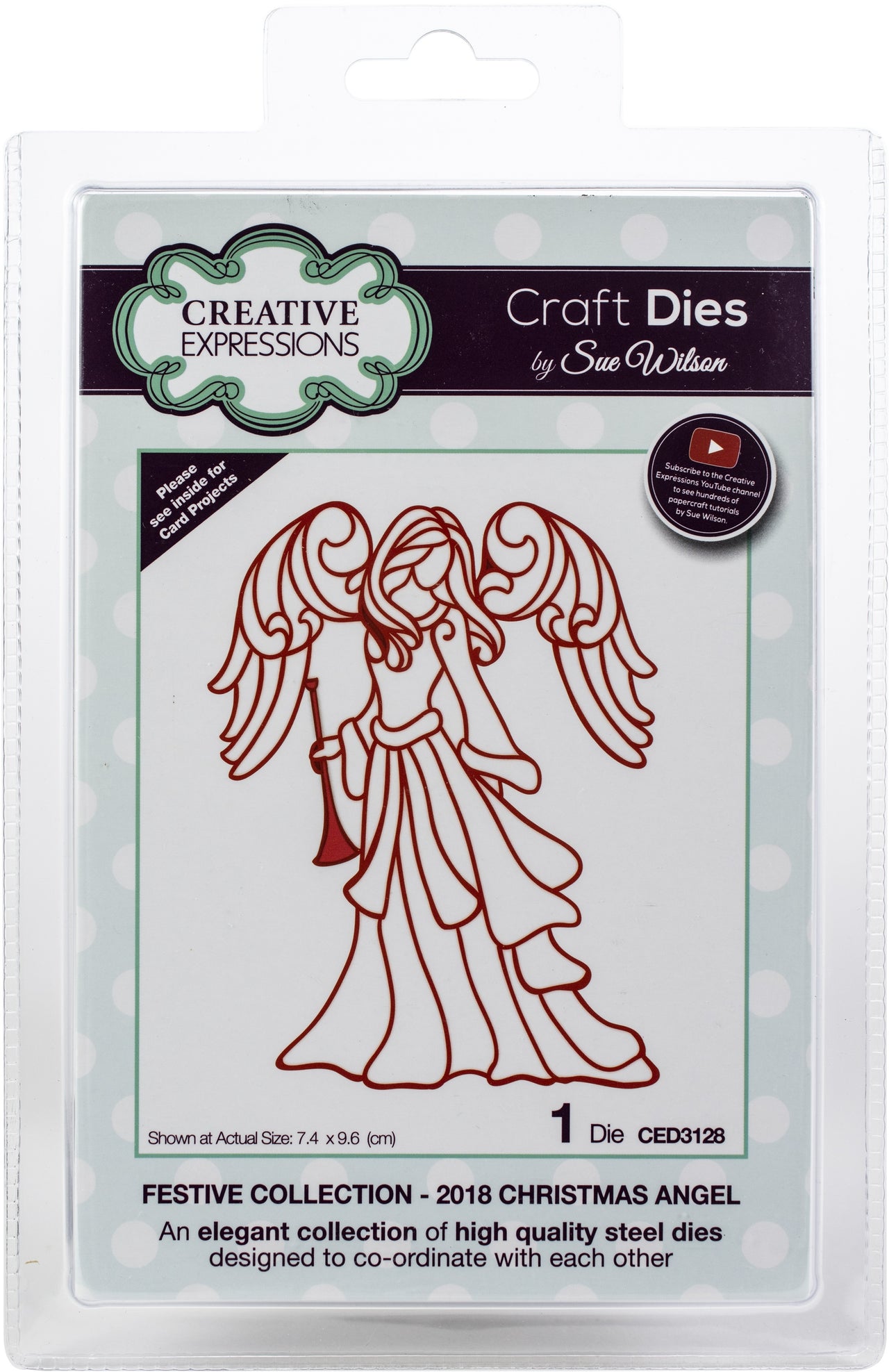 Creative Expressions Festive Craft Dies By Sue Wilson - Christmas Angel