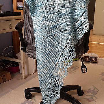 Ocean Spray Shawl