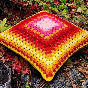 Sunset Dream Granny Cushion