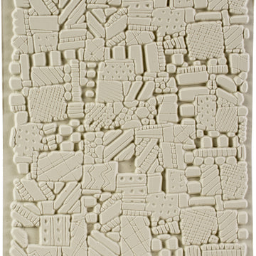 Carabelle Studio Art Printing A6 Rubber Texture Plate - Crazy Patch