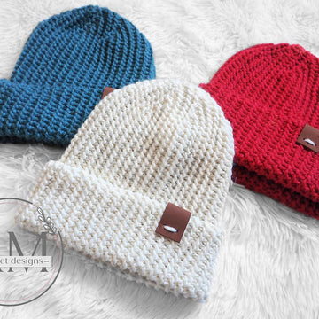 CARTER knit-look fisherman beanie