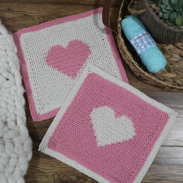 Heart Dishcloth